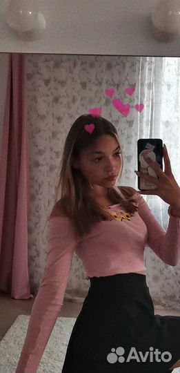 Розовая кофта shein