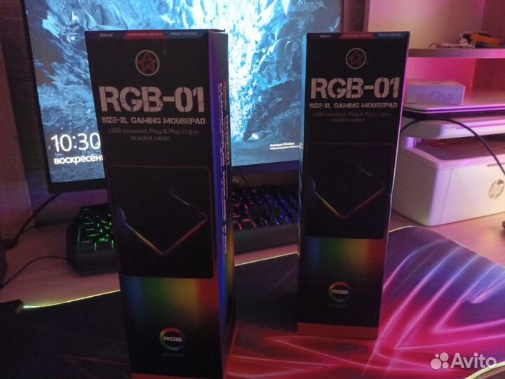 Коврик для мыши с подсветкой