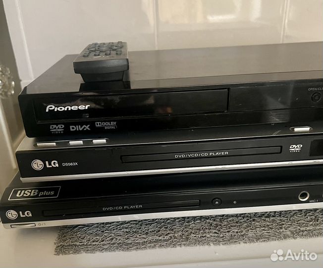 3 DVD плеера LG и Pioneer