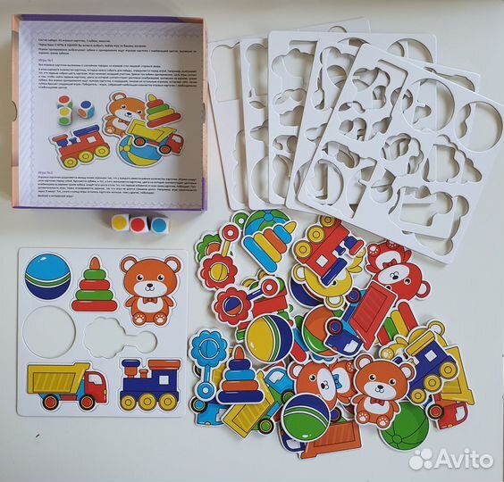 Настольные игры для малышей Bondibon, Степ пазл
