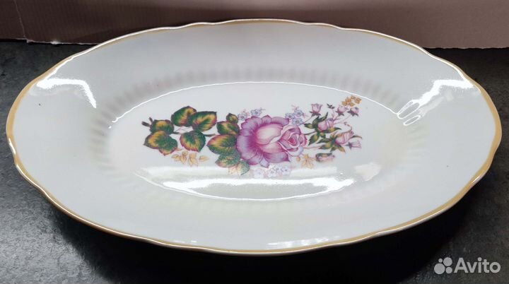 Большая тарелка и блюда времён СССР