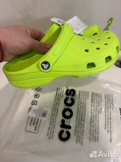 Новые crocs 39р оригинал