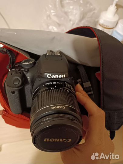Canon EOS 600d + объектив Canon еfs 18-55mm