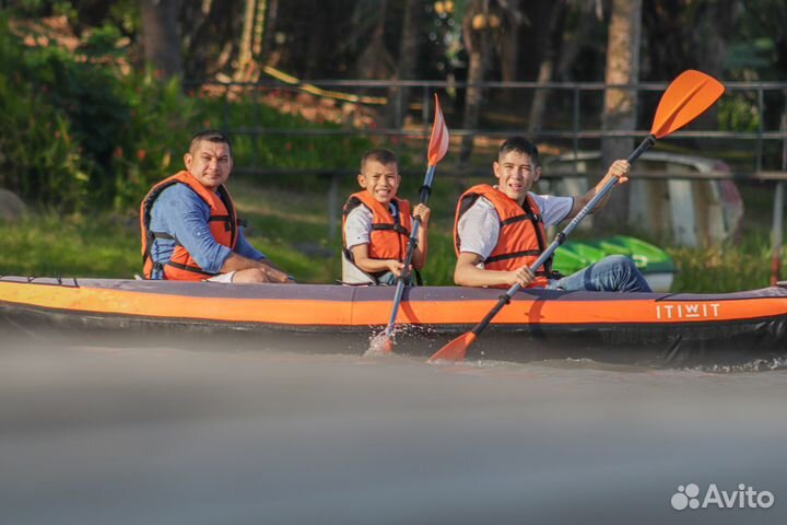 Надувной каяк, байдарка Decathlon Itiwit 3 места