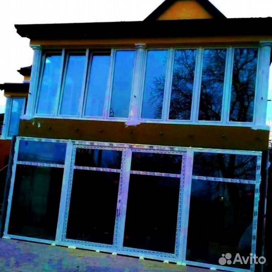 Пластиковые окна. остекление домов