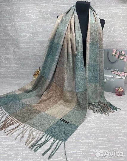 Шарфы и палантины в клетку