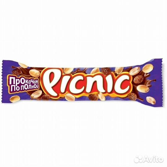 Шоколадный батончик Пикник 38г