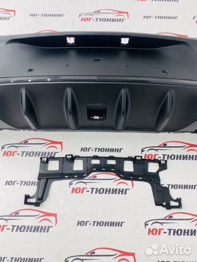 Диффузор с хром насадками 53 amg Mercedes