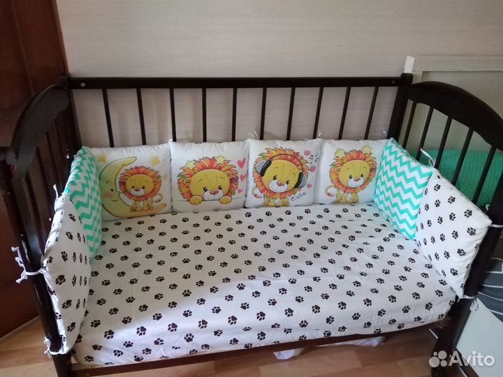 Бортики в детскую кроватку