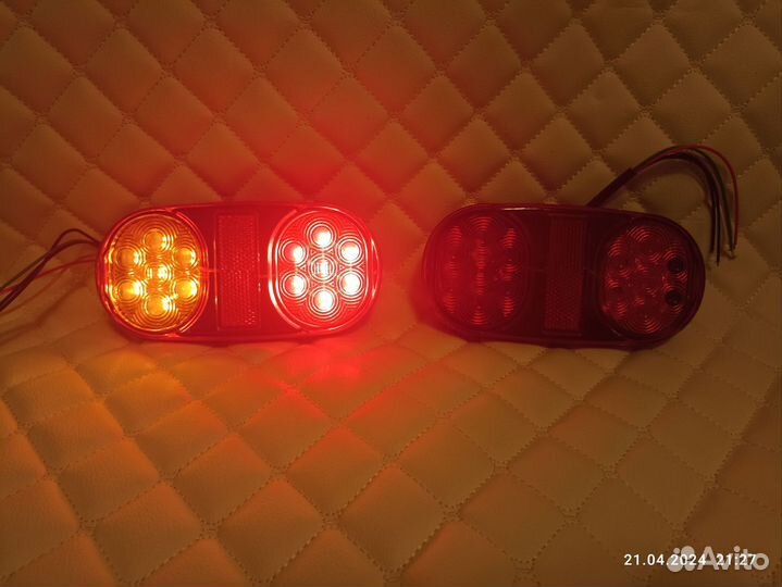 Задние фонари на прицеп LED 12-24V 2 шт