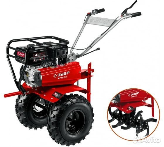 Усиленный бензиновый мотоблок Зубр мту-450