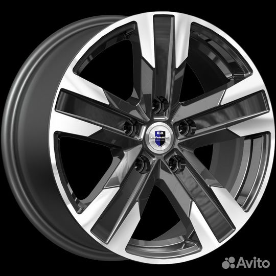 Диск K&K Висмут Алмаз Черный 7*16/5*108 d67,1 ет33