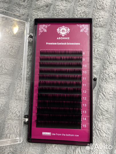 Ресницы для наращивания С 0.07 (8-15) черные