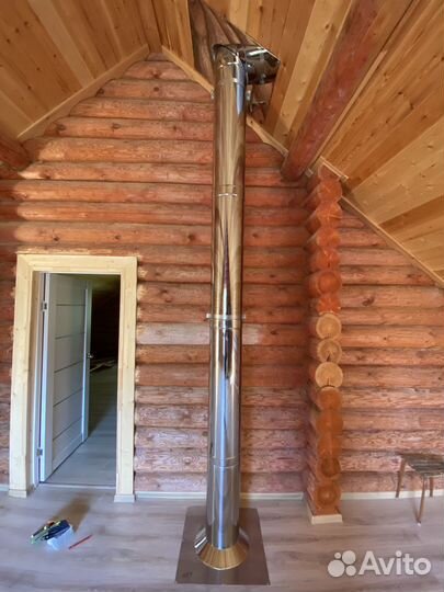 Труба сэндвич для дымохода 115х200 0,5мм/0,5мм нержавейка