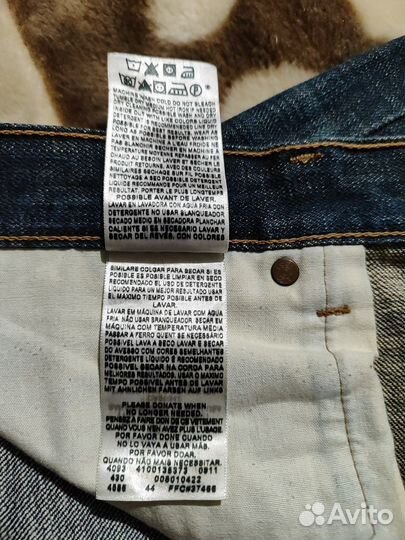 Мужские джинсы levis 501, 36/34