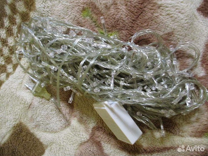 Ёлочные игрушки СССР-гдр Одним Лотом, Гирлянда