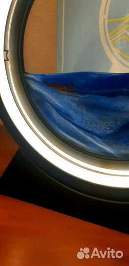 3D картина с песком,ночник