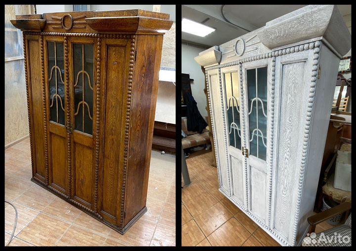 Реставрация деревянной мебели, столов, стульев