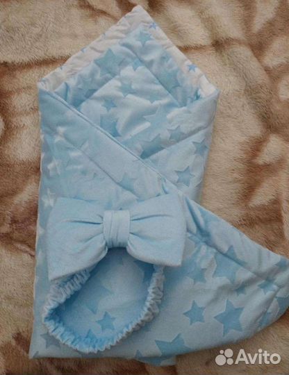 Конверт одеяло на выписку весна