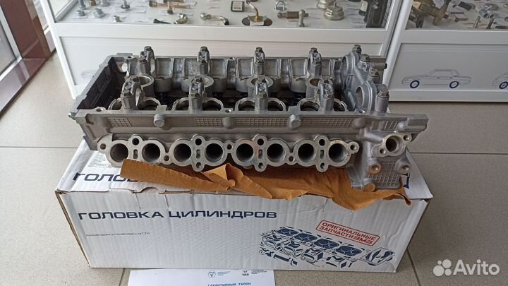 Головка блока цилиндров змз 406 в сборе (гбц)