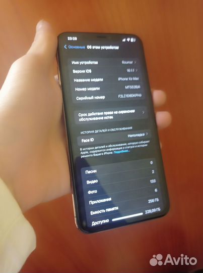 iPhone Xs Max, 256 ГБ