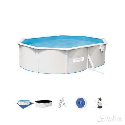 56586 bestwayСтальной бассейн 500х360х120см