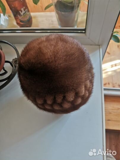 Шапка норковая женская бу