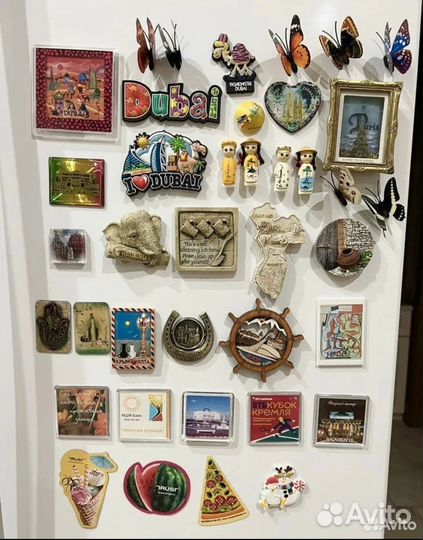 Магниты на холодильник, разные страны