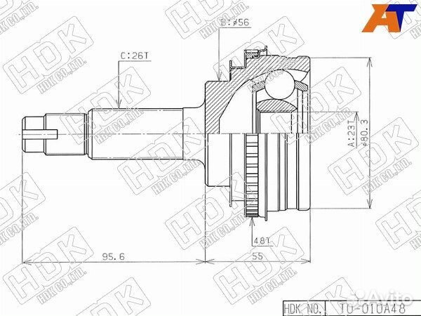 Шрус привода toyota corsa