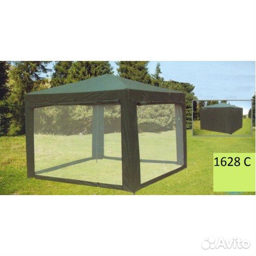 Палатка Шатер 300х300х235, туристический с москитн