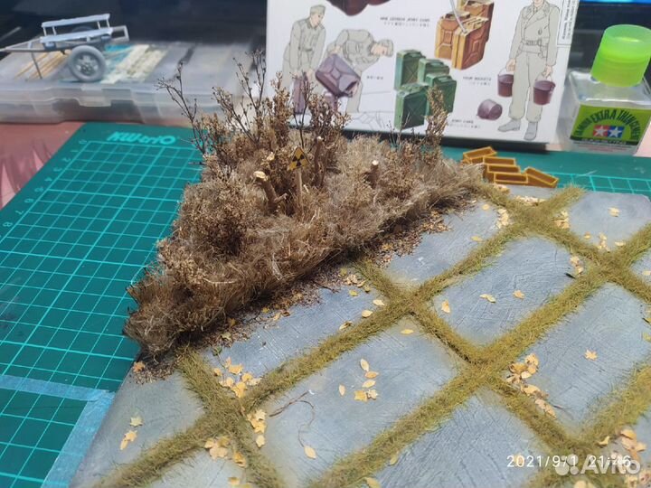 Модель танка Диорама stalker metro 2033