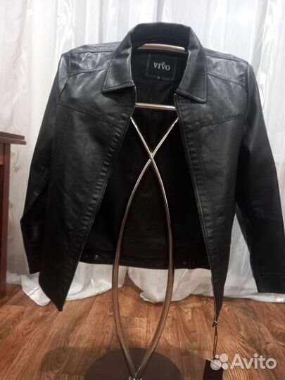 Кожаная куртка мужская новая