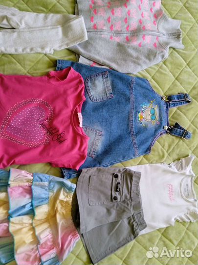 Детские вещи пакетом для девочки 116