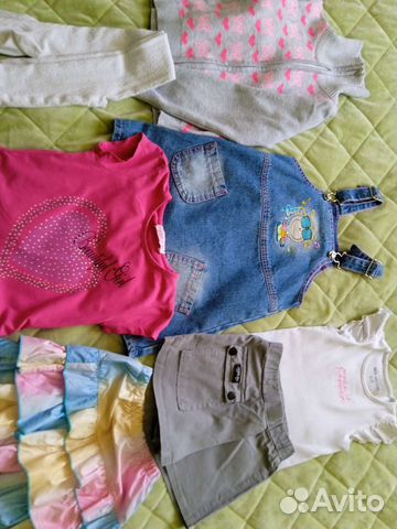 Детские вещи пакетом для девочки 116