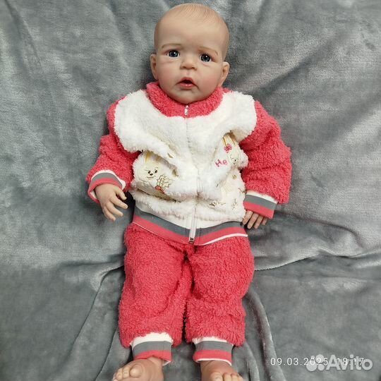 Кукла Реборн Сенди, мягконабивная