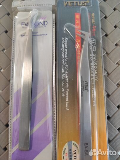 Пинцет для наращивания ресниц 6 шт