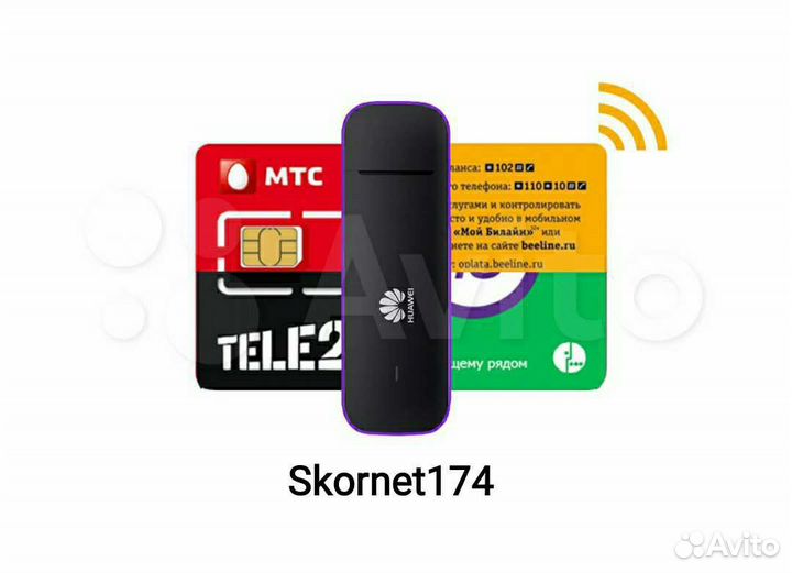 Безлимитный Интернет под 4G модем и роутер 300-RU