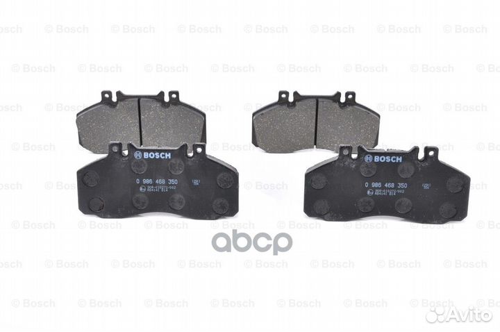Колодки тормозные дисковые перед 0986468350