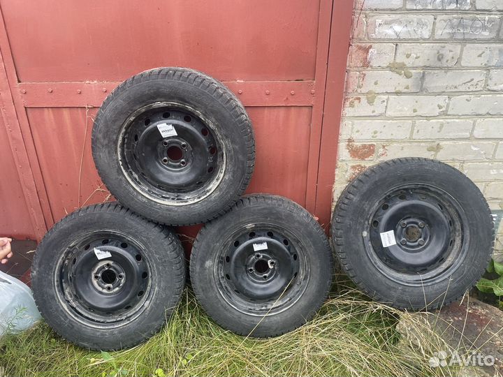 Колеса в сборе r15 зимние Cordiant 195/65