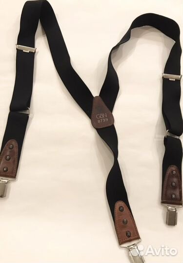 Подтяжки натуральная кожа унисекс Турция