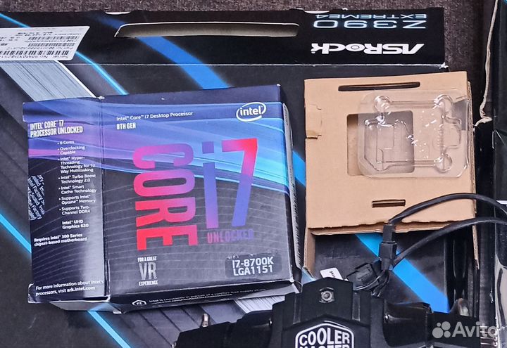 Intel core i7 8700k box