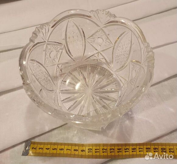 Хрустальная салатница СССР