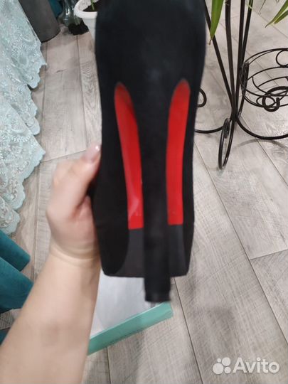 Туфли женские 38 размер замшевые