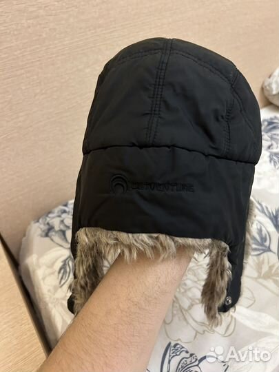 Шапка ушанка мужская