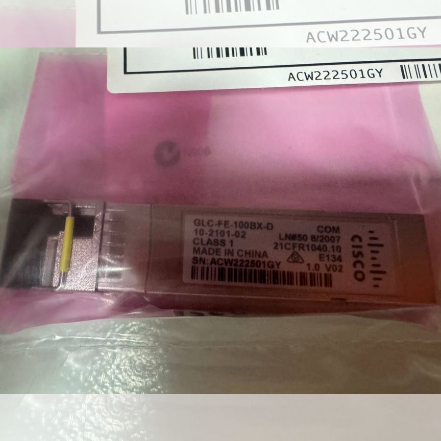 [GLC-FE-100BX-D] Трансивер Cisco Оригинал Glc-Fe-100bx-D