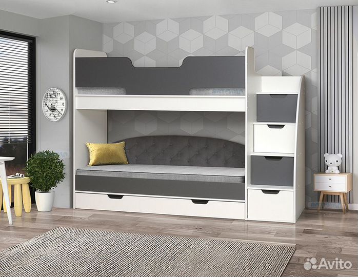 Двухъярусная кровать/двухспальная кровать