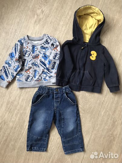 Вещи пакетом на мальчика 80