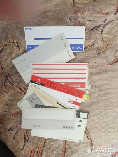 Наклейки для кассеты