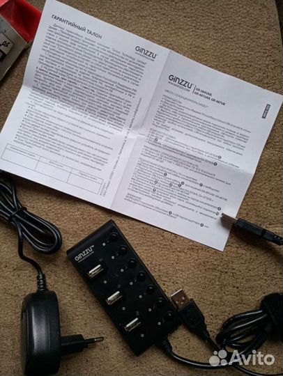 Разветвитель для компьютера ginzzu