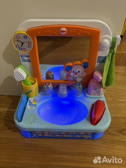 Умывальник fisher price ученый щенок